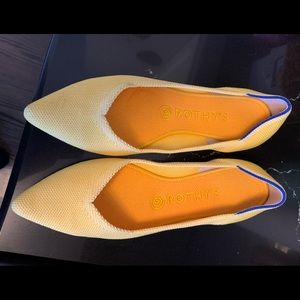 Rothy’s The Point Flats in Marigold size 8 nwot